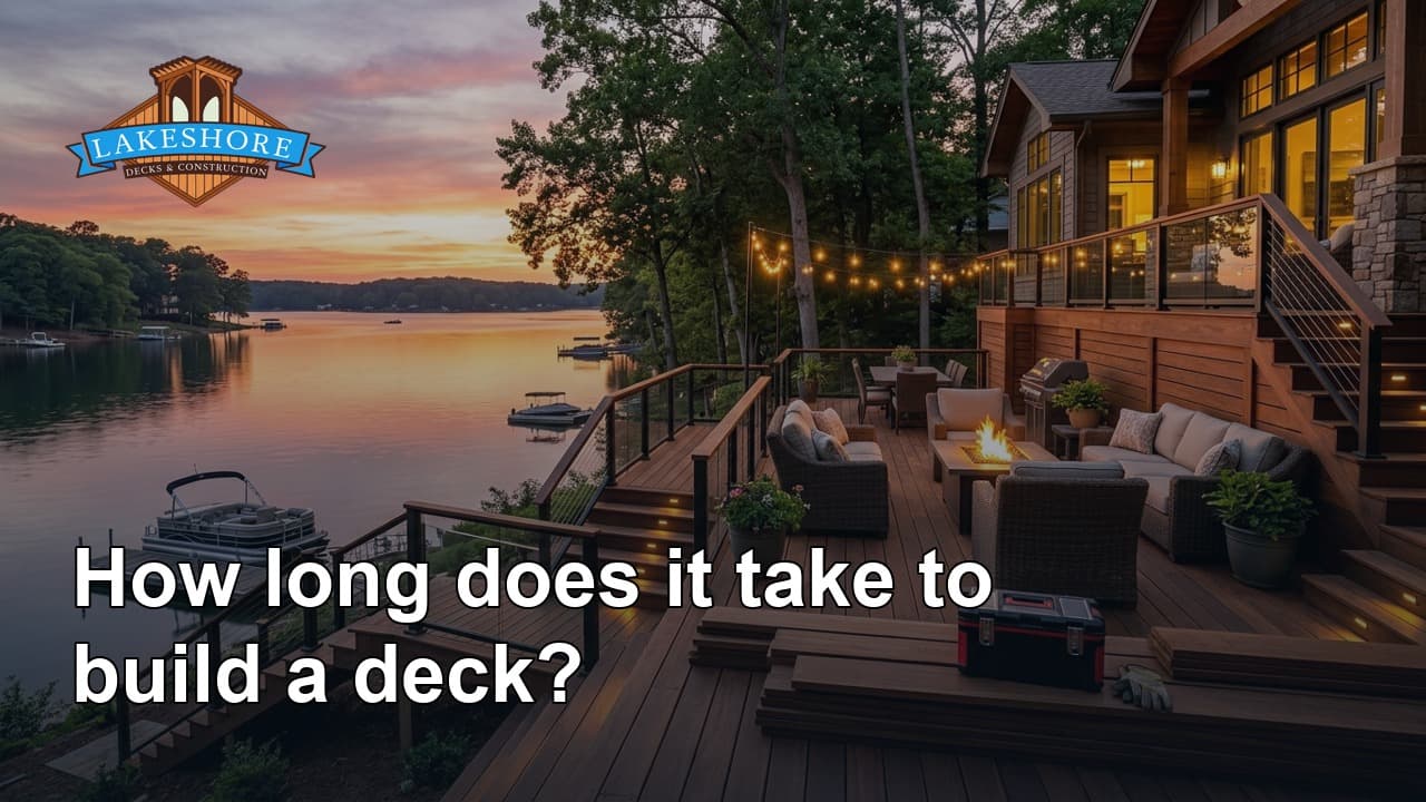 How long does it take to build a deck?