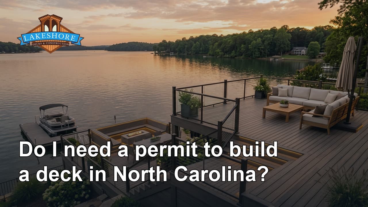 Do I need a permit to build a deck in North Carolina?