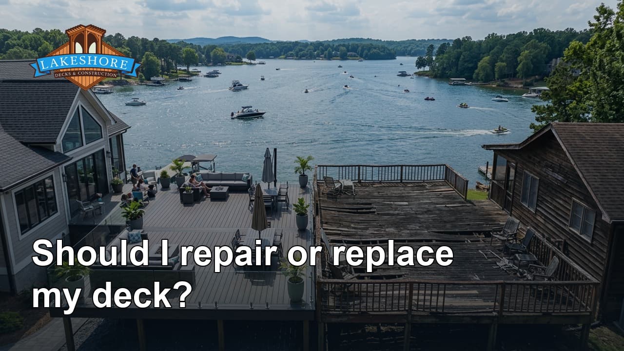 Should I repair or replace my deck?