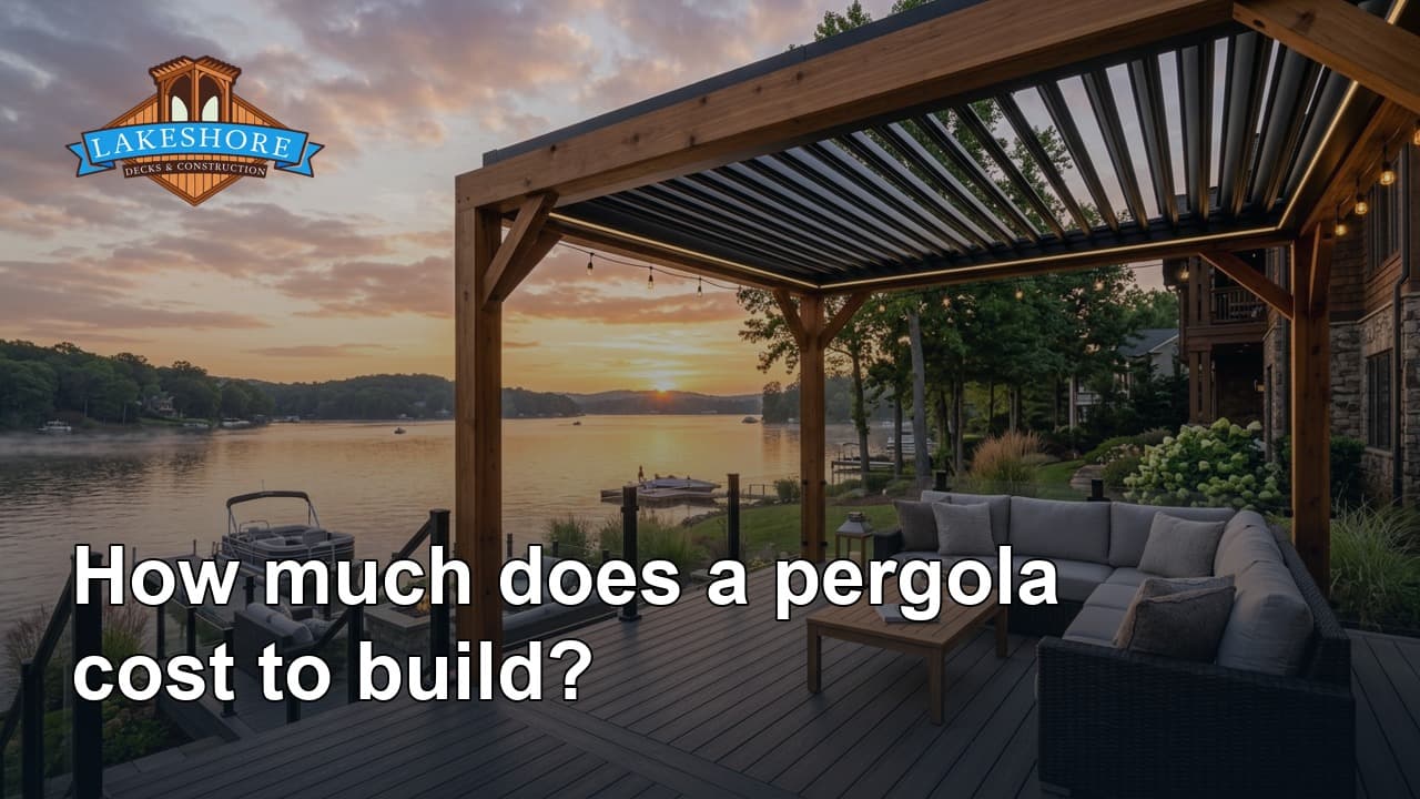 How much does a pergola cost to build?