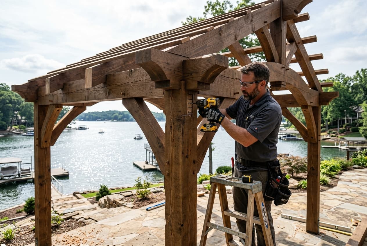 How much does a pergola cost to build? — Size and Design Complexity