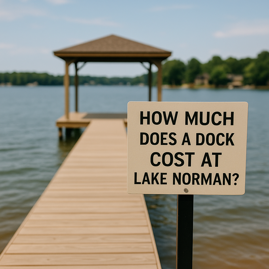 How much does a dock cost at Lake Norman?