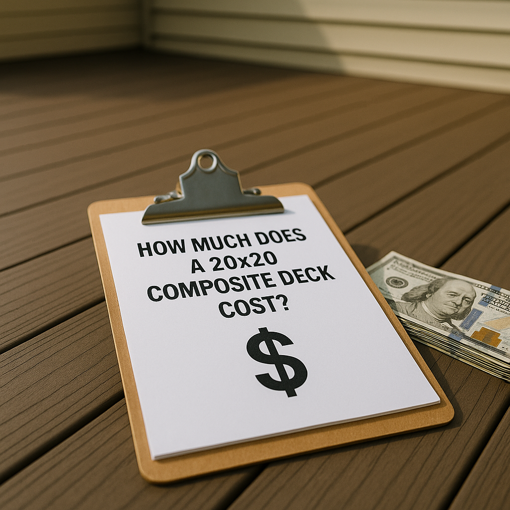 How much does a 20x20 composite deck cost?