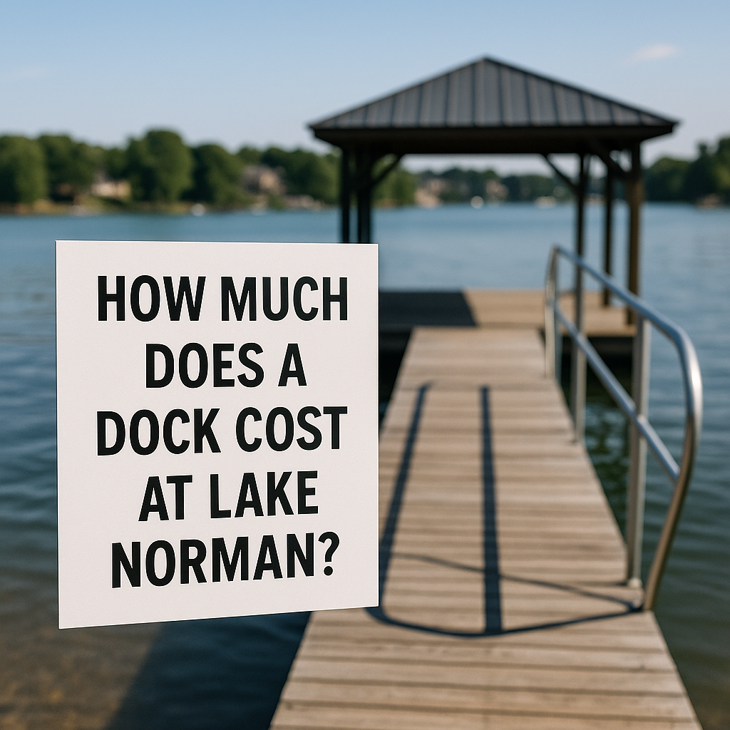 How much does a dock cost at Lake Norman?