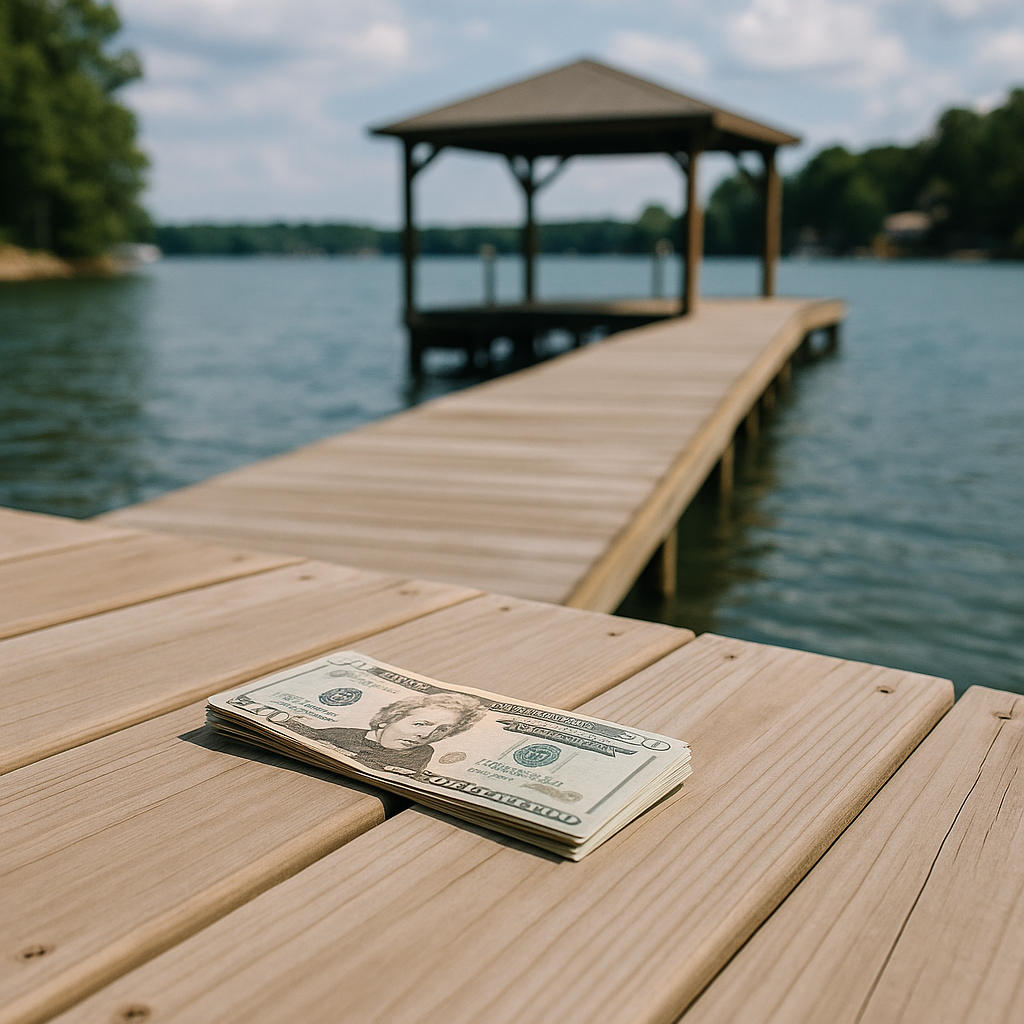 How much does a dock cost at Lake Norman?