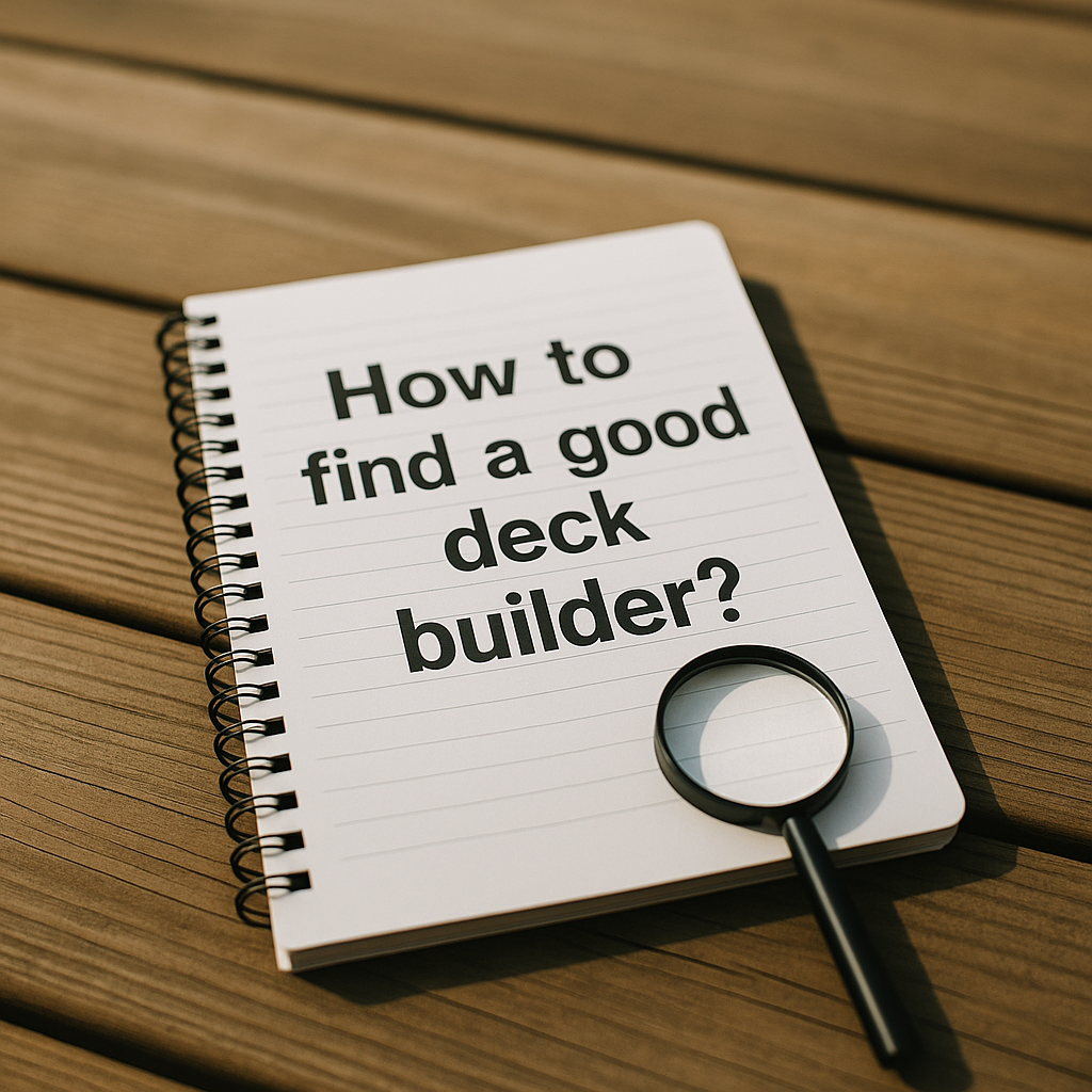 How to find a good deck builder?