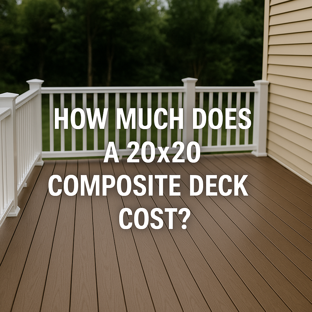 How much does a 20x20 composite deck cost?