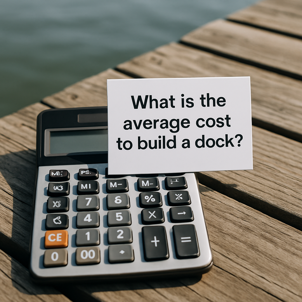 What is the average cost to build a dock?
