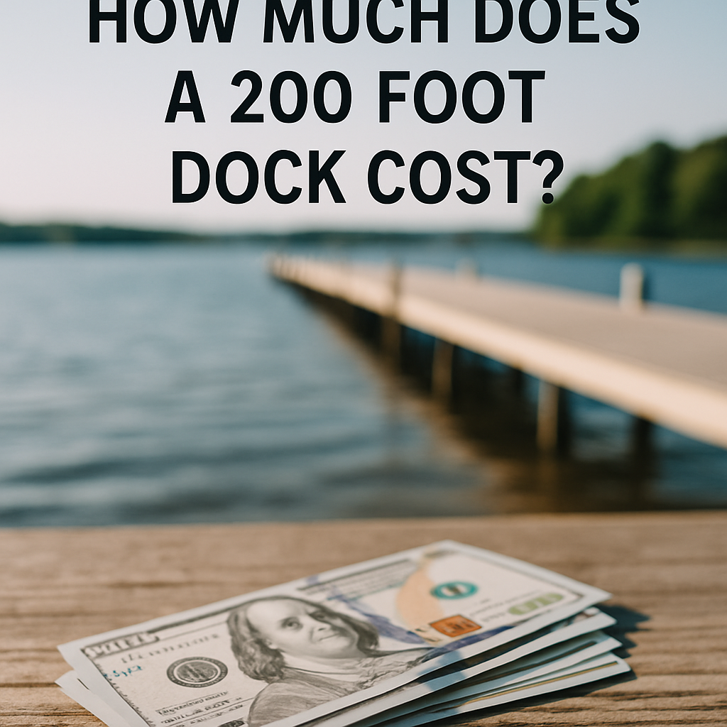 How much does a 200 foot dock cost?
