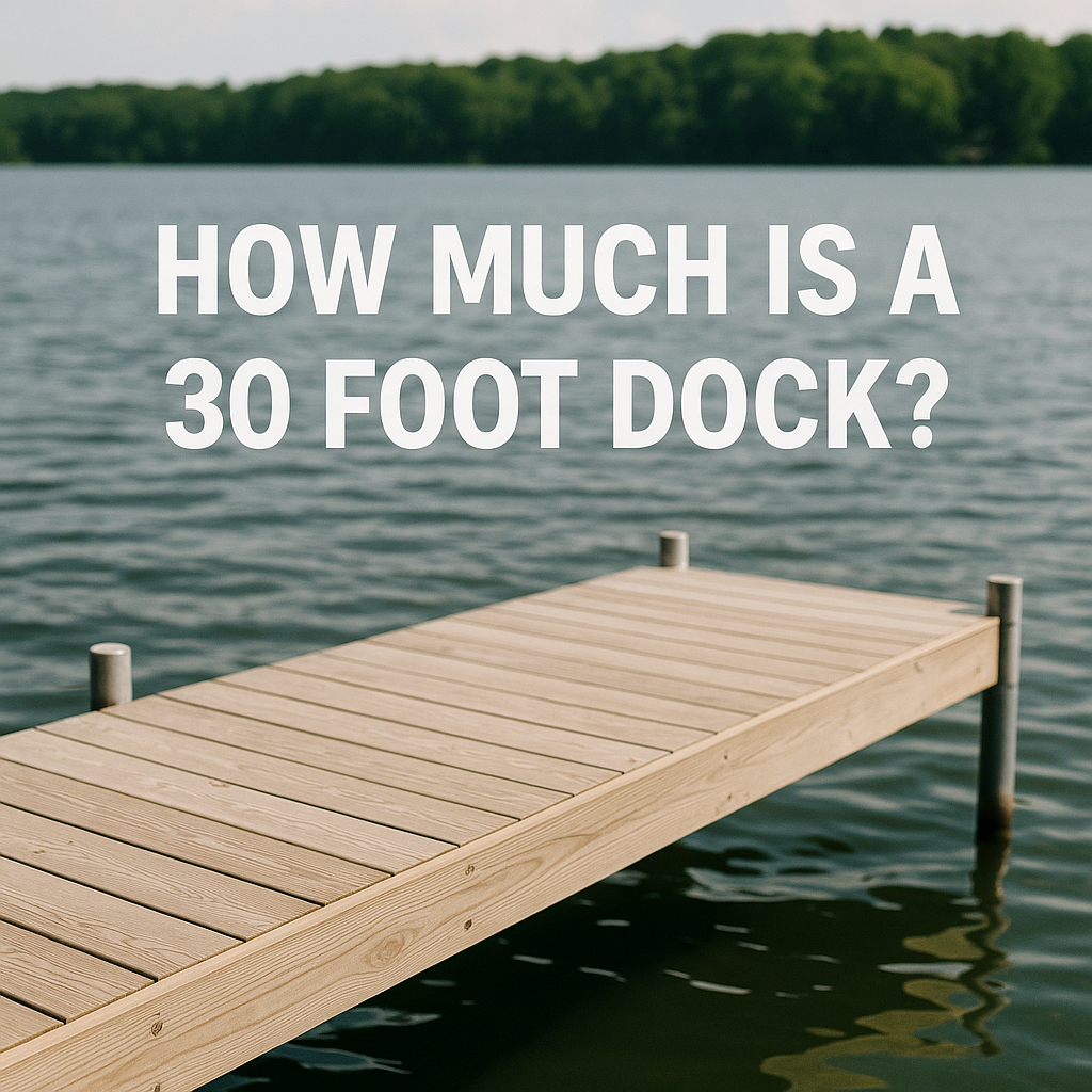 How much is a 30 foot dock?
