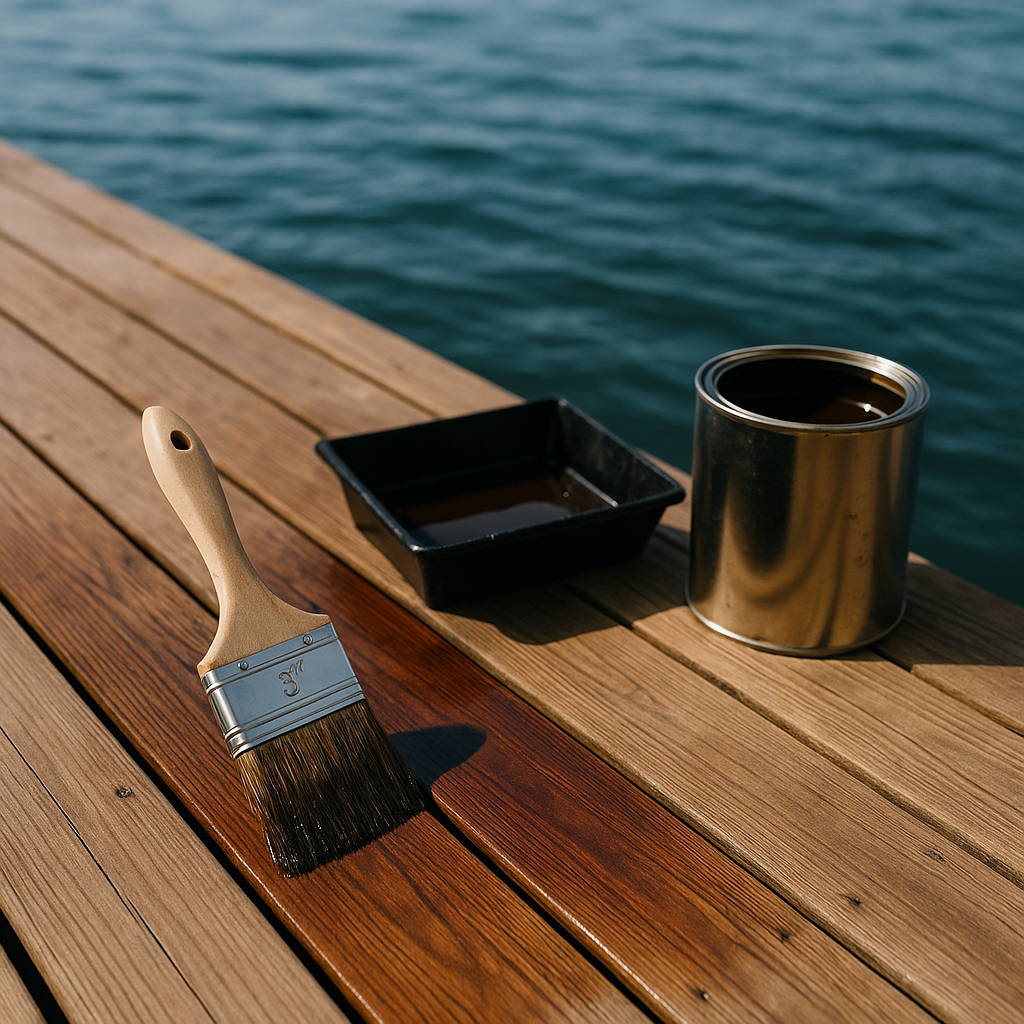 How to maintain a waterfront deck?