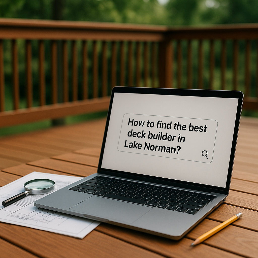 How to find the best deck builder in Lake Norman?