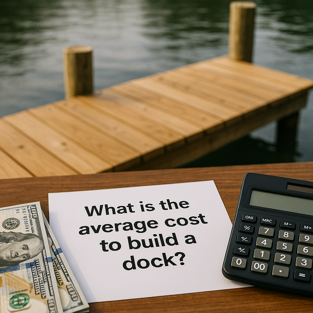 What is the average cost to build a dock?