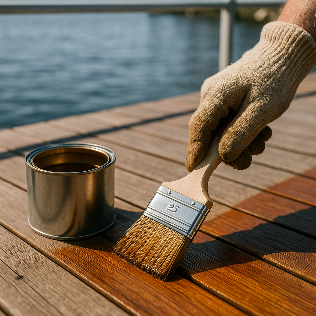 How to maintain a waterfront deck?